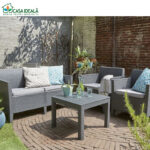 Set mobilă grădină Keter Orlando Grafit 226515 | Casa-Ideala.ro, 4 sugestii pentru a alege mobila de grădină